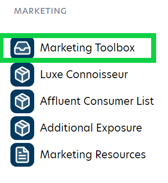 A screenshot of a marketing toolbox

Description automatically generated with low confidence